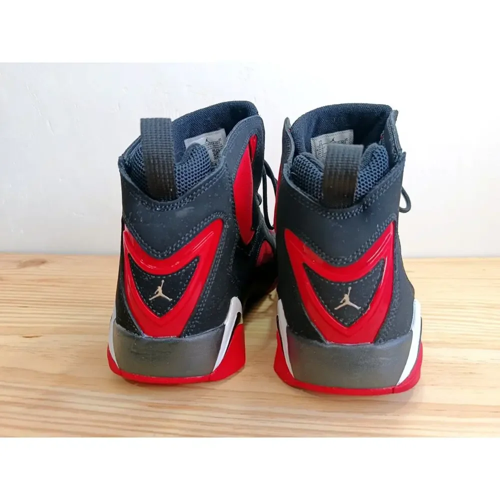 Jordan True Flight Black Red Men's Size 14 Sneakers CU4933-001 Excellent